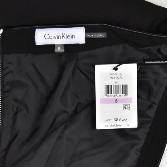 Calvin Klein Plaid Pencil Skirt NEW 6 - Picture 5 of 5